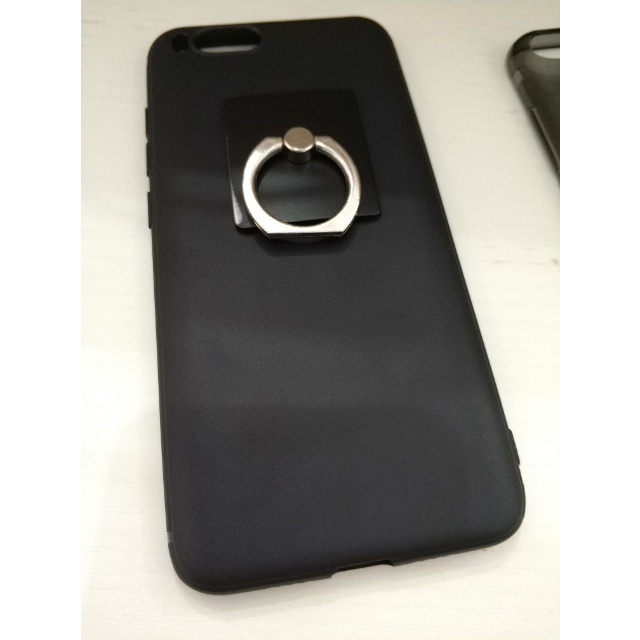 > 星智惠 小米6手机壳保护套 适用于小米6 黑色手机壳 送黑色钢化膜