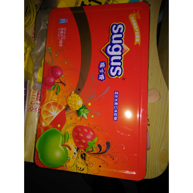 瑞士糖sugus糖果混合水果味413g