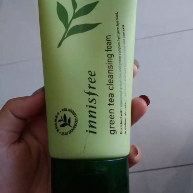 悅詩風吟innisfree洗面奶護膚套裝綠茶精萃火山泥150ml2深層清潔水潤