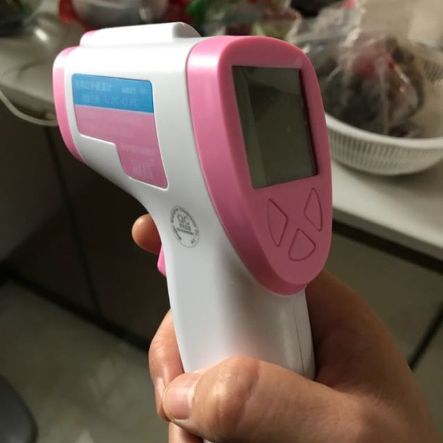 > 冠昌医用儿童温度计电子体温计家用红外线婴儿体温表耳温计额温枪