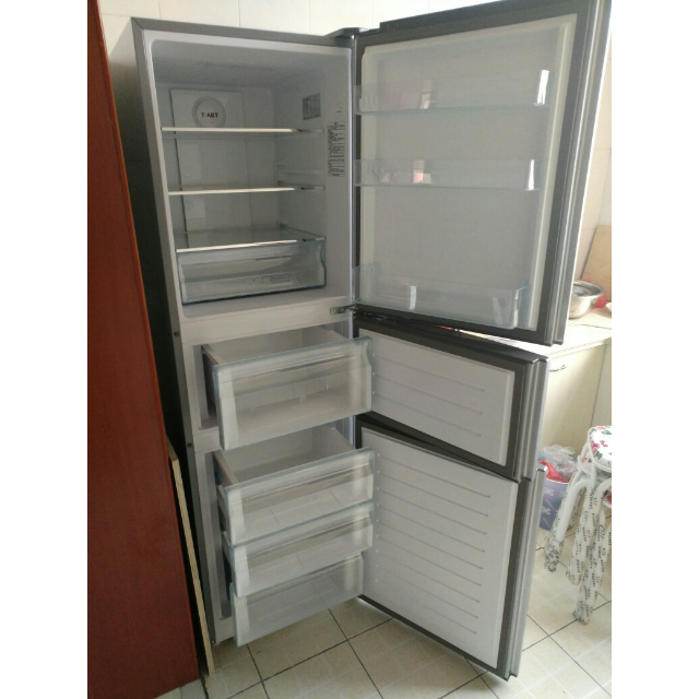 海尔(haier)bcd-258wdpm 258升三门冰箱 风冷无霜 畅享新鲜 abt杀菌