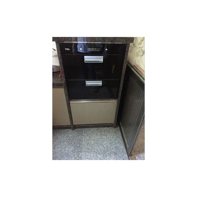 > tcl 消毒柜 ytd-100-tx08 嵌入式消毒柜 臭氧 消毒碗柜家用 一星级