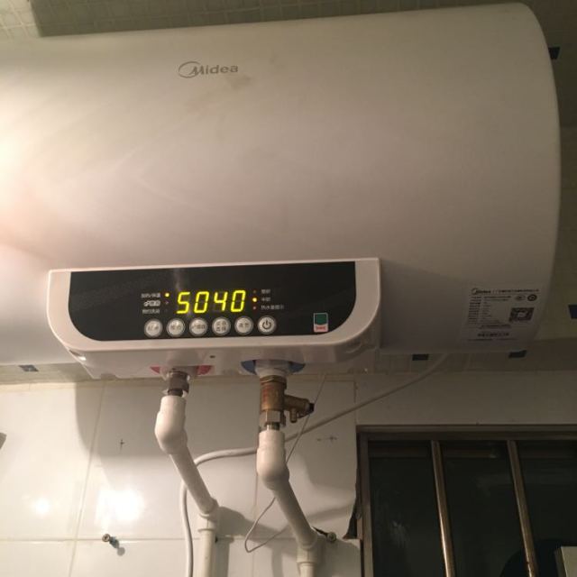 美的家用电热水器f50-21wb1(e)(遥控)2100w速热 e 增容一级能效 无线