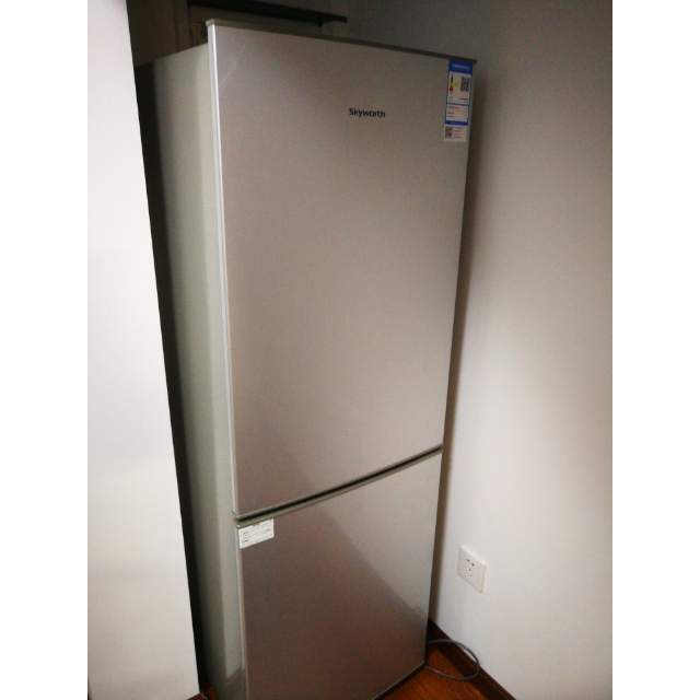 创维冰箱bcd160160升两门冰箱小冰箱节能家用租房双门银色