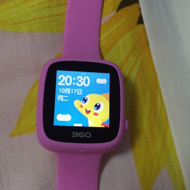 手表se2 樱花粉360儿童电话手表 彩色触屏版 防丢防水gps定位 儿童
