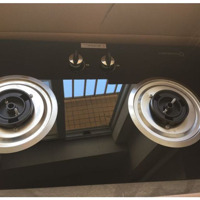 邦太bata大火力全铜火盖熄火保护燃气灶煤气灶灶具双灶钢化玻璃台嵌