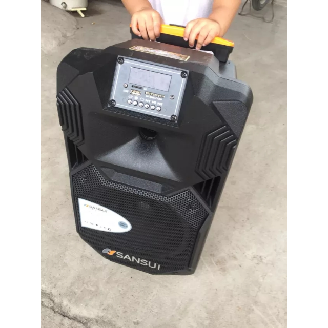 山水sansuiss112户外广场舞音响移动拉杆无线蓝牙音箱电瓶便携式演艺