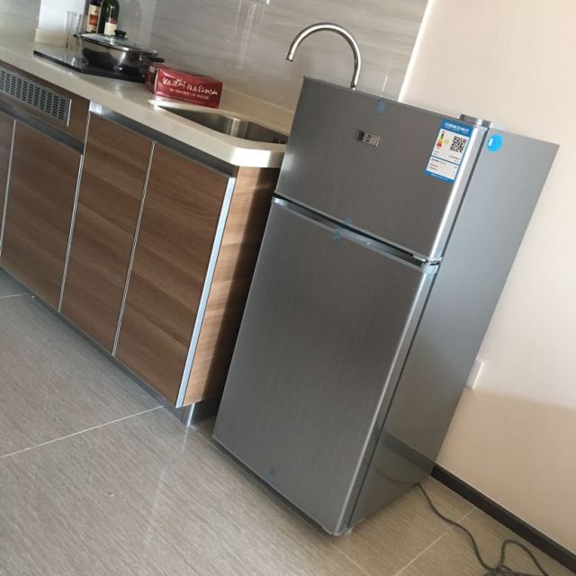 128 128升小冰箱家用节能 小型冰箱双门 节能省电冰箱 租房