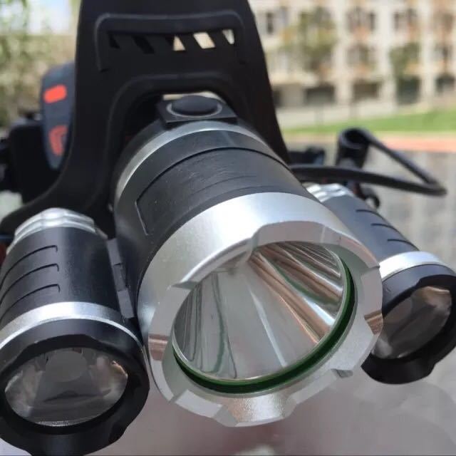 银诺感应头灯led钓鱼灯户外头戴式充电蓝黄紫光夜钓灯蝎子灯骑行yin