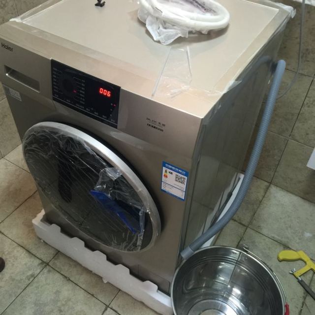 haier/海尔 g100818bg全自动滚筒洗衣机10公斤大容量高温加热变频静音