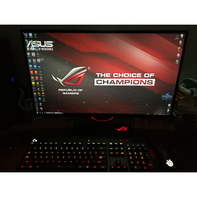 华硕(asus)rog玩家国度 pg279q 27英寸ips硬屏2k分辨率165hz g-sync