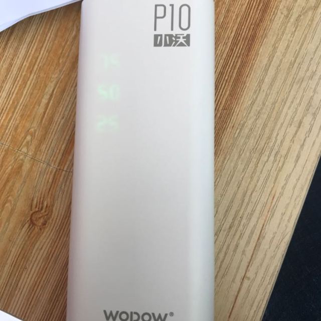 沃品wopow 充电宝 小沃p10 10000毫安 摇一摇显示电量 手机平板通用