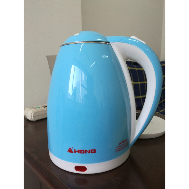 红牌/hong hp-180a2电热水壶304不锈钢家用烧水壶器自动断电蓝色