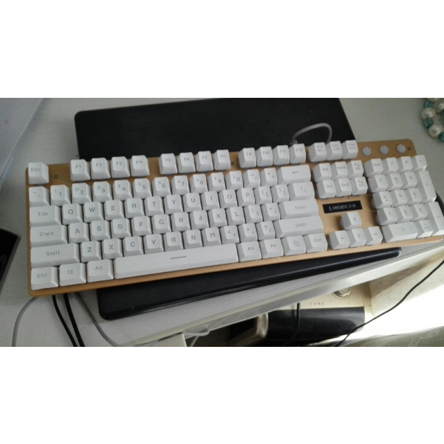 limeide机械手感键盘 悬浮按键专业电竞网吧lol cf游戏键盘 发光