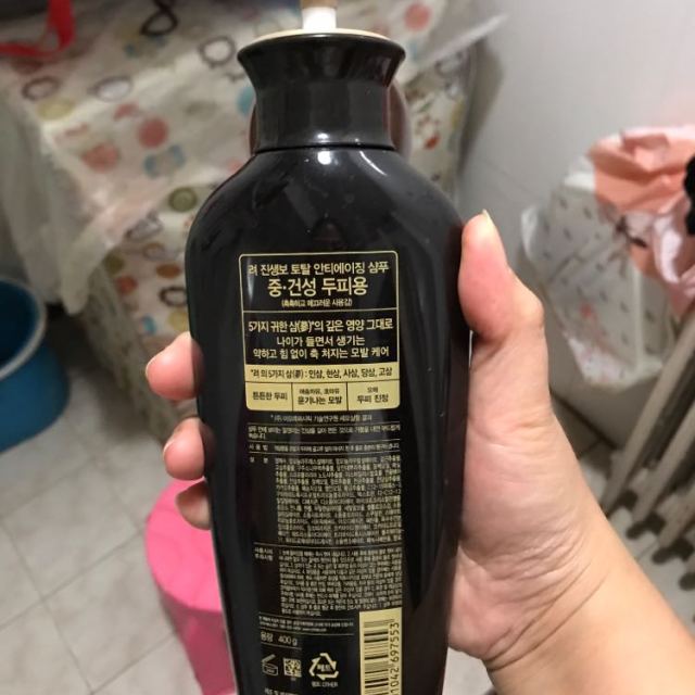 > 黑呂洗髮水400g 強韌滋養 防脫固發洗髮水 韓國進口商品評價 > 用了