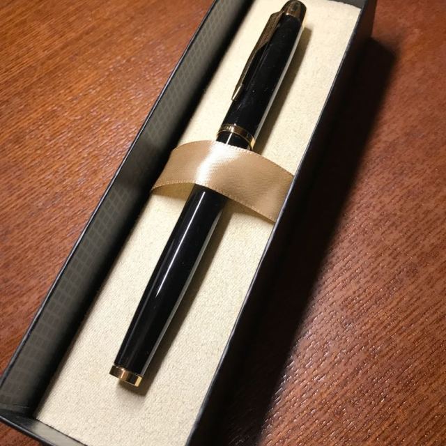 派克parkerim纯黑丽雅金夹墨水笔钢笔