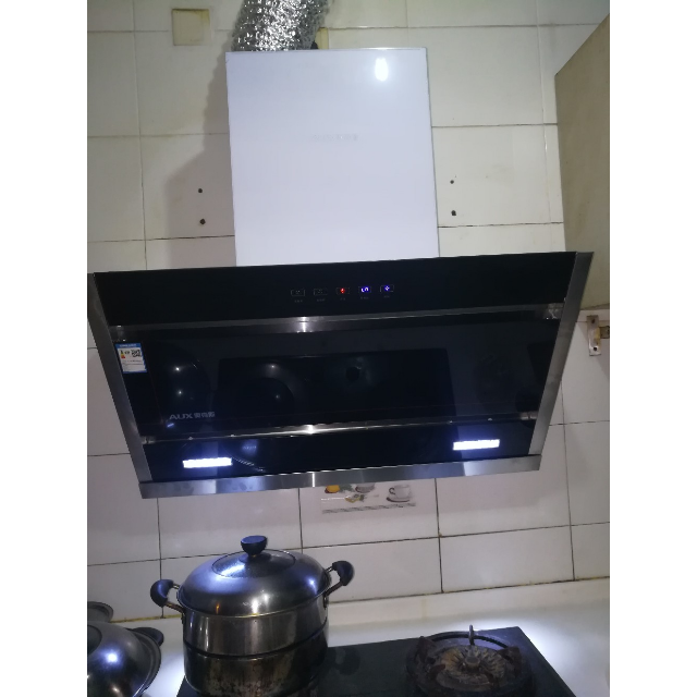 aux/奥克斯 cxw-258-cw009 侧吸双电机油烟机 大吸力电机 钢化玻璃 16