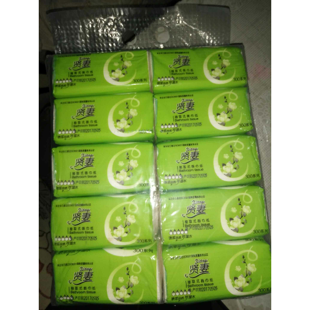 【中华特色馆】菏泽馆 贤妻卫生纸软抽小规格短幅10包装三层*100抽300