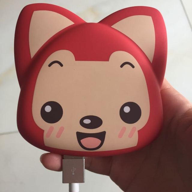 迪比科(dbk)卡通阿狸充电宝 10050毫安移动电源 可爱创意时尚萌超薄