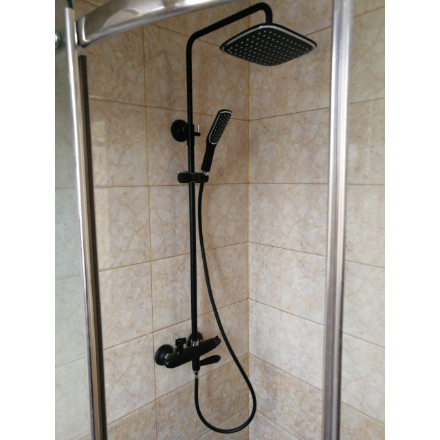 潜水艇花洒套装升降花洒冷热淋浴三出水珍珠金四色可选大溪地系列