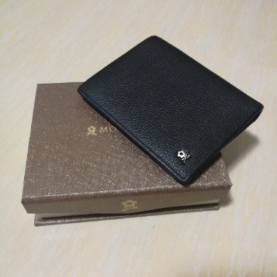 梦特娇montagut 钱包 男士短款真皮正品 头层牛皮横款竖款潮钱夹商务