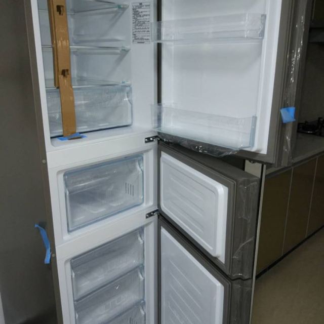 海尔(haier) bcd-225wdgk 225升风冷无霜变频三门冰箱 智能除霜 干湿