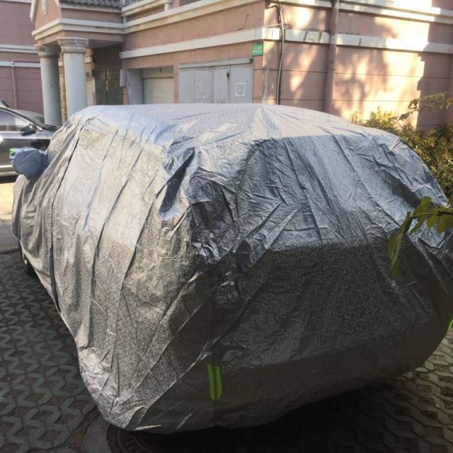 aijia 新款铝膜车衣 四季防护加厚防水防晒车衣 车衣 防紫外线 车衣