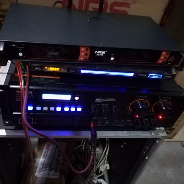 nrs 专业ktv音响功放机 4通道总功率200w 大功率 会议舞台家用卡拉ok