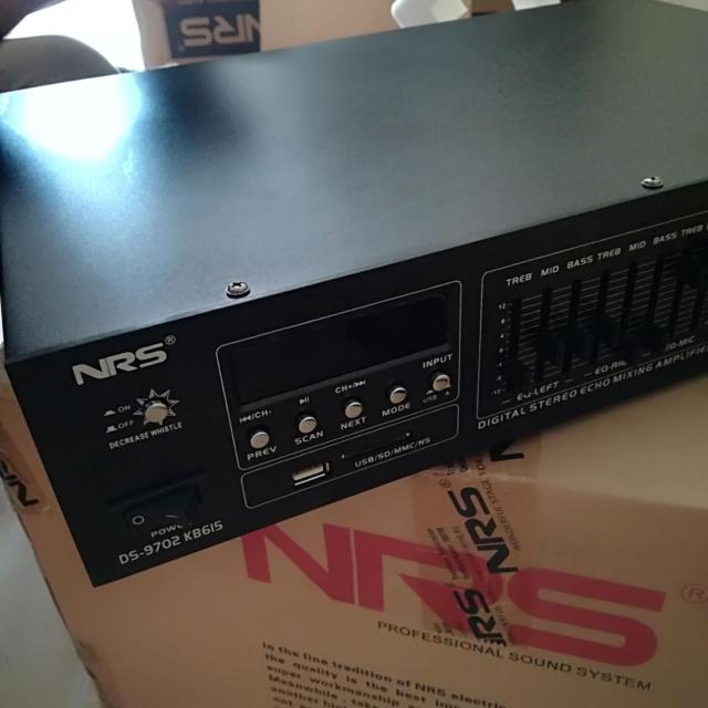 nrs 专业ktv音响功放机 4通道总功率200w 大功率 会议舞台家用卡拉ok