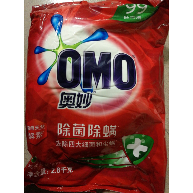 > 奥妙(omo) 除菌除螨洗衣粉2.
