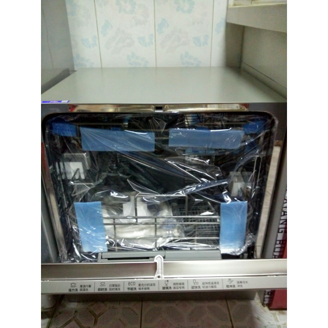 美的(midea)8套洗碗机 wqp8-3801-cn 立式嵌入式两用 智能超快洗双层