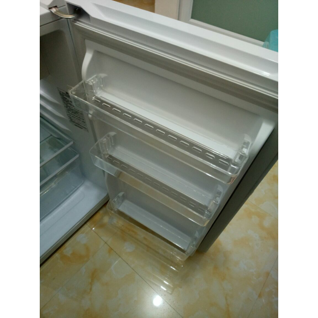 海尔haierbc93tmpf海尔93升单门单冷藏冰箱家用小型冰箱办公室冰箱无