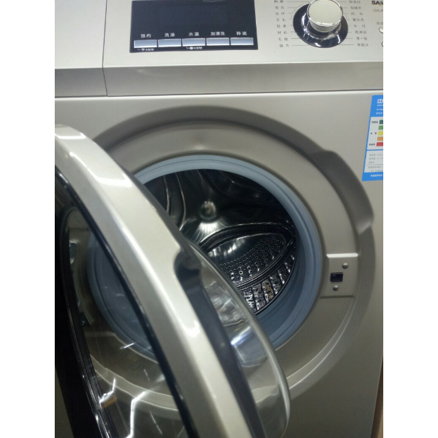 > 三洋(sanyo) dg-f80322big 8公斤 变频wifi智能 滚筒洗衣机(金色)