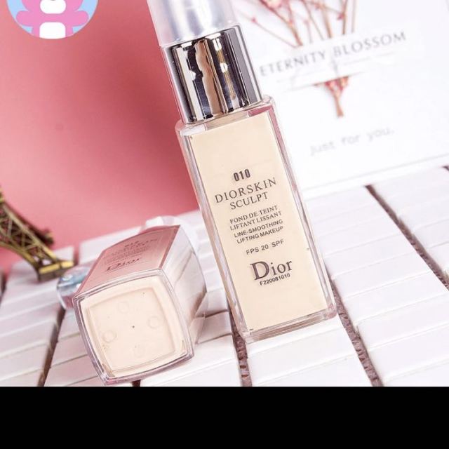 dior迪奥凝脂恒久粉底液20ml 010#象牙白 轻薄遮瑕 隔离防晒 自然贴肤