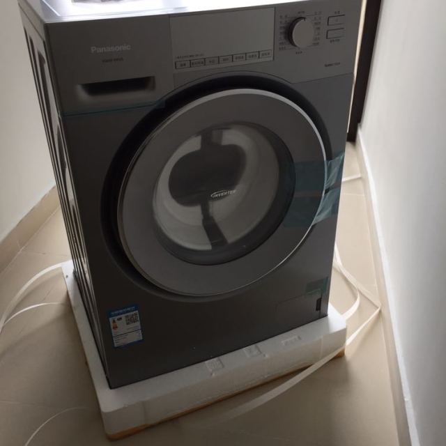 > 松下洗衣机xqg90-e9025 9公斤大容量变频滚筒全自动洗衣机 新品商品