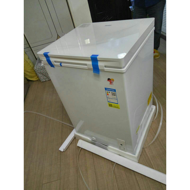 海尔(haier)bc/bd-103hcd 103升家用冰柜 冷冻冷藏柜 卧式静音节能单