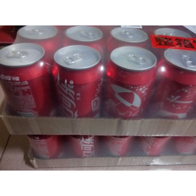 中粮我买网可口可乐cocacola汽水330ml24罐整箱装新老包装随机发货