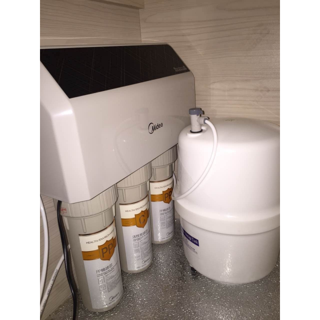 美的(midea)净水器mro101a-5厨房ro膜反渗透净水机家用自来水过滤直饮