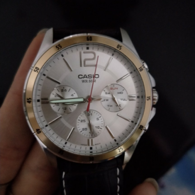 卡西欧(casio)石英表mtp-1374d-1a 卡西欧casio男表 经典石英优雅复古