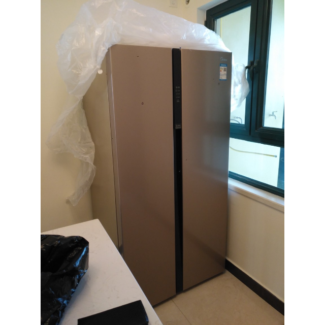 > 美的(midea)家用节能对开门冰箱bcd-521wkm(e)超薄 风冷无霜商品