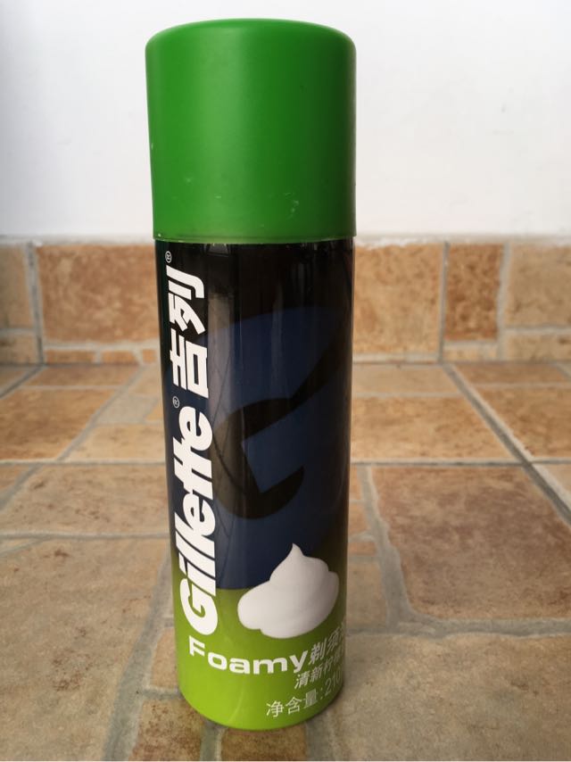 吉列剃须泡沫210g 男士刮胡泡剃须膏刮胡膏剃须刀泡沫清新柠檬型晒单