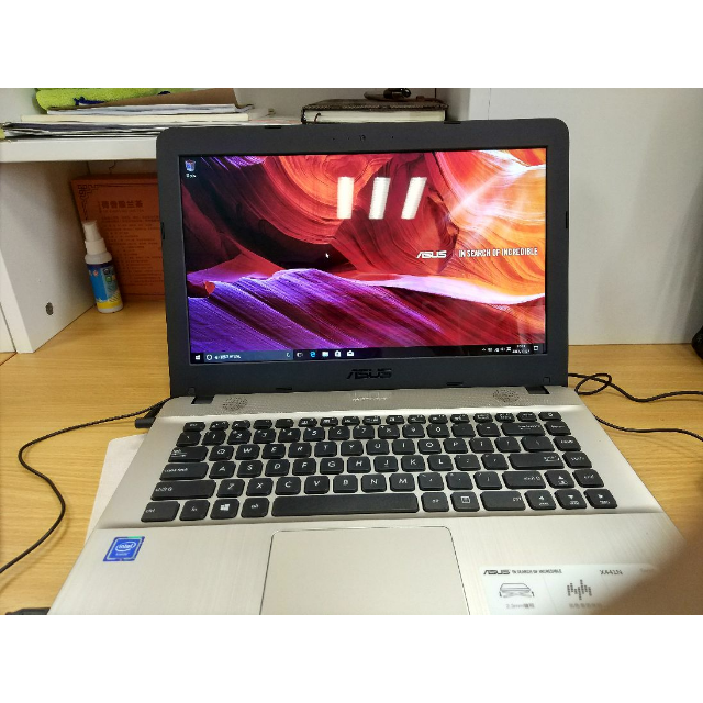 华硕(asus)x441na3350 14英寸商用家用学生轻薄便携笔记本电脑 双核n3
