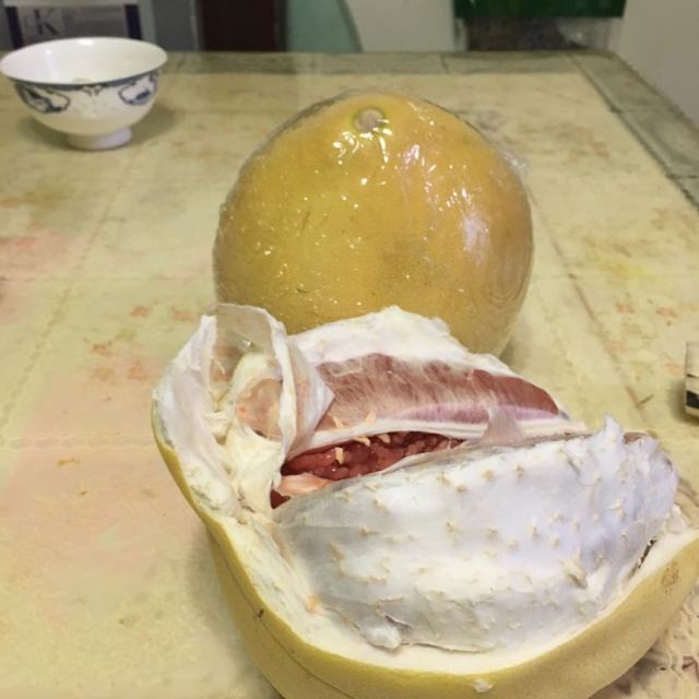 红肉 1个装 (单果700-1200g) 冻果及 东北三省不售后柚子 非常满意