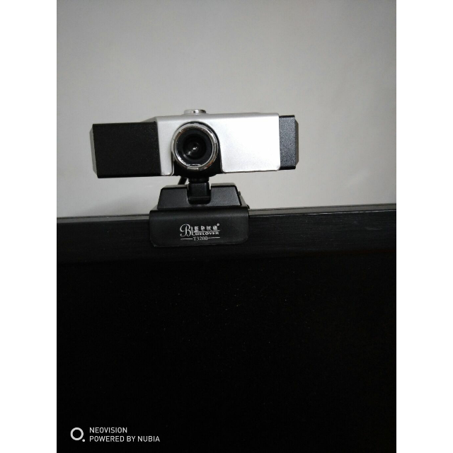 蓝色妖姬t3200电脑摄像头免驱高清带麦克风视频视屏