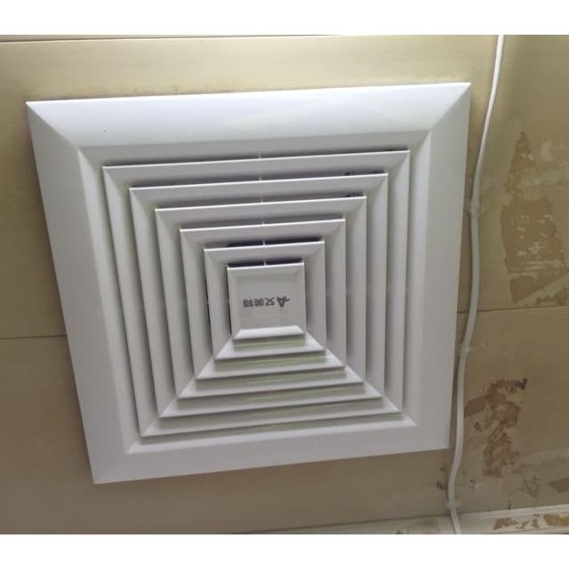 艾美特换气扇xc10e卫生间吸顶8寸排风扇静音厨房管道式浴室排气扇吊顶