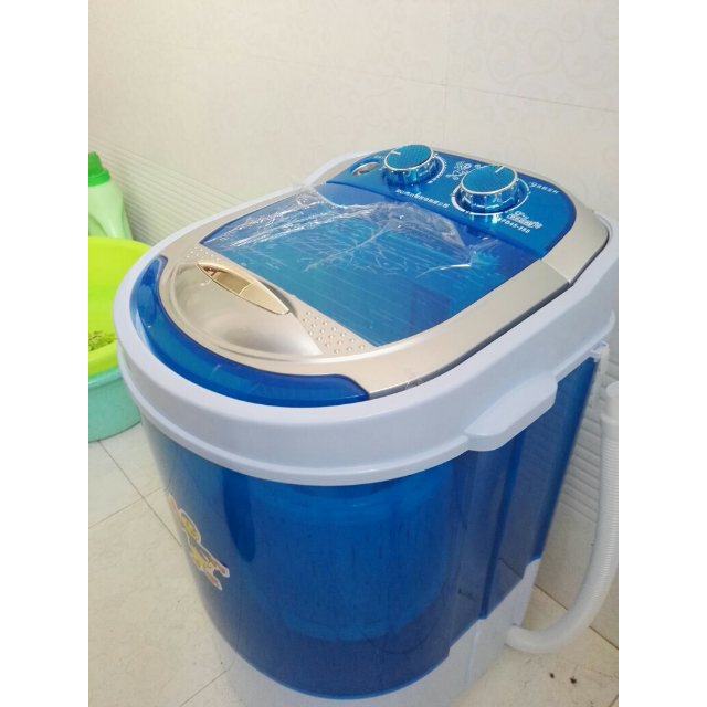 5公斤单筒半自动小洗衣机 家用 迷你洗衣机 单桶 脱干两用单缸宿舍