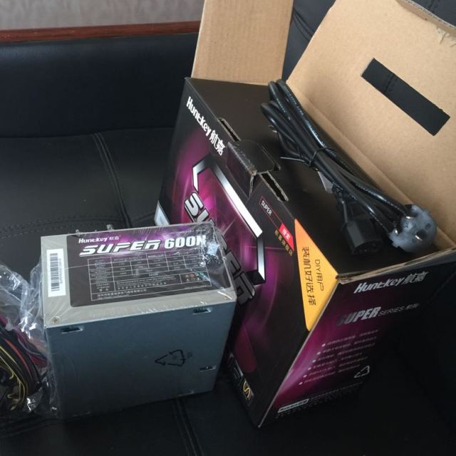 航嘉(huntkey) super600n 电脑电源 主机箱电源台式机静音电源额定