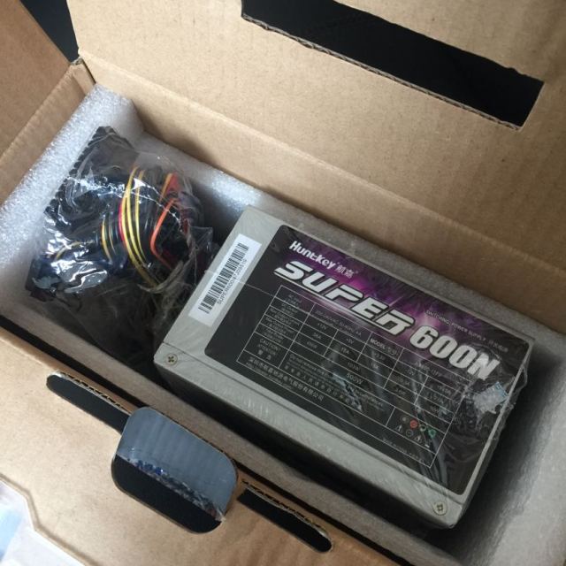航嘉(huntkey) super600n 电脑电源 主机箱电源台式机静音电源额定