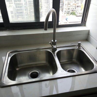 墨林水槽双槽厨房304不锈钢加厚手工拉丝洗碗池菜盆水盆水槽套餐