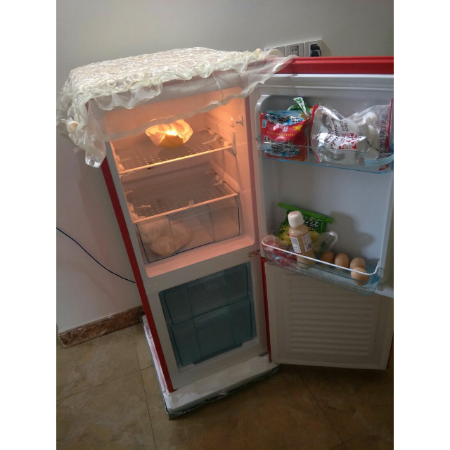 星星xingxbcd128e128升双门迷你小冰箱冷藏冷冻小型电冰箱租房家用